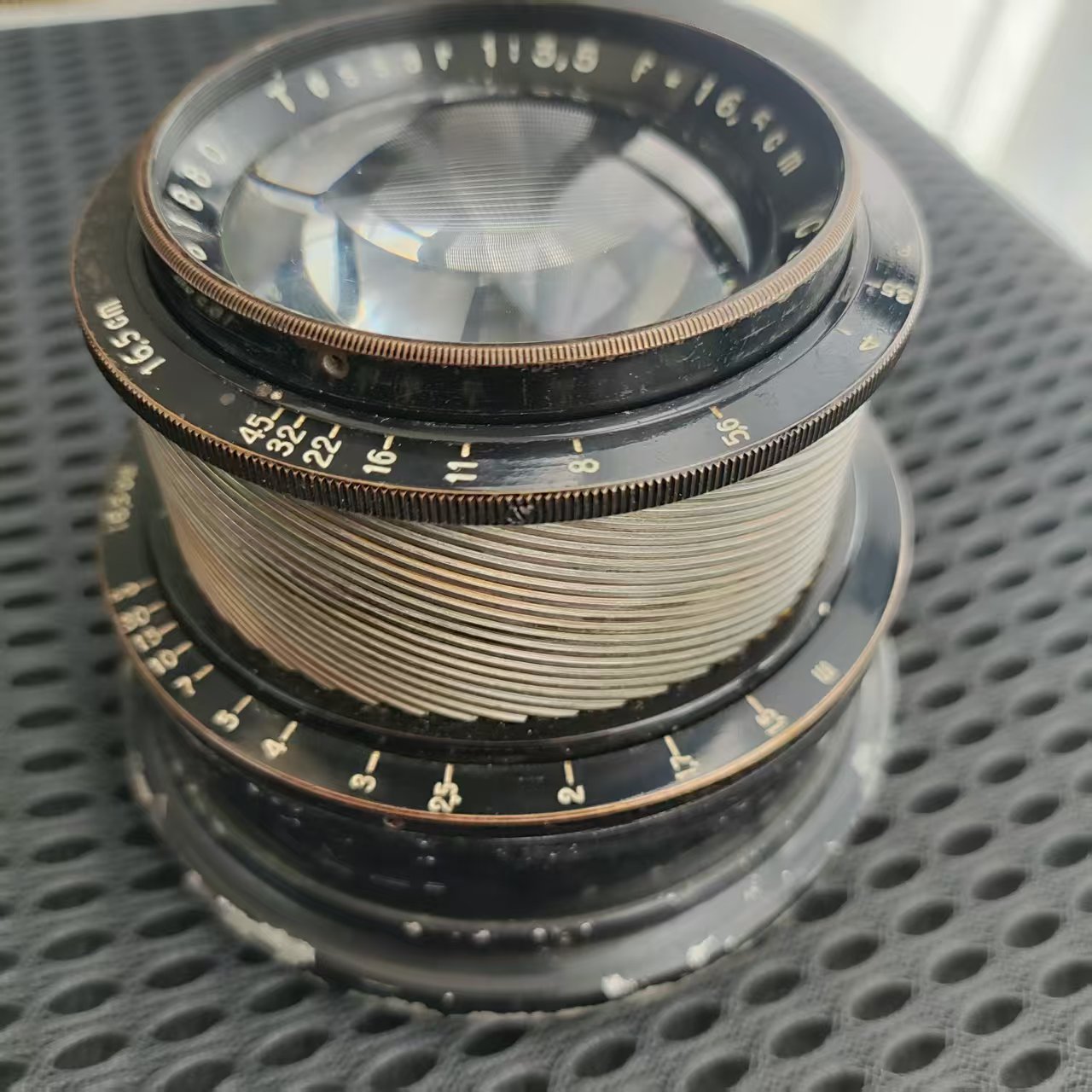 [Product=Lens][Brand=Carl Zeiss Jena][Model=Tessar 165mm F3.5][FocalLength=165][MaxAPT=3.5][Mount=Diameter 73mm][SN=1061880][Date=20250408][MD5=216647e7d289635daaae392a4a196a18].jpg