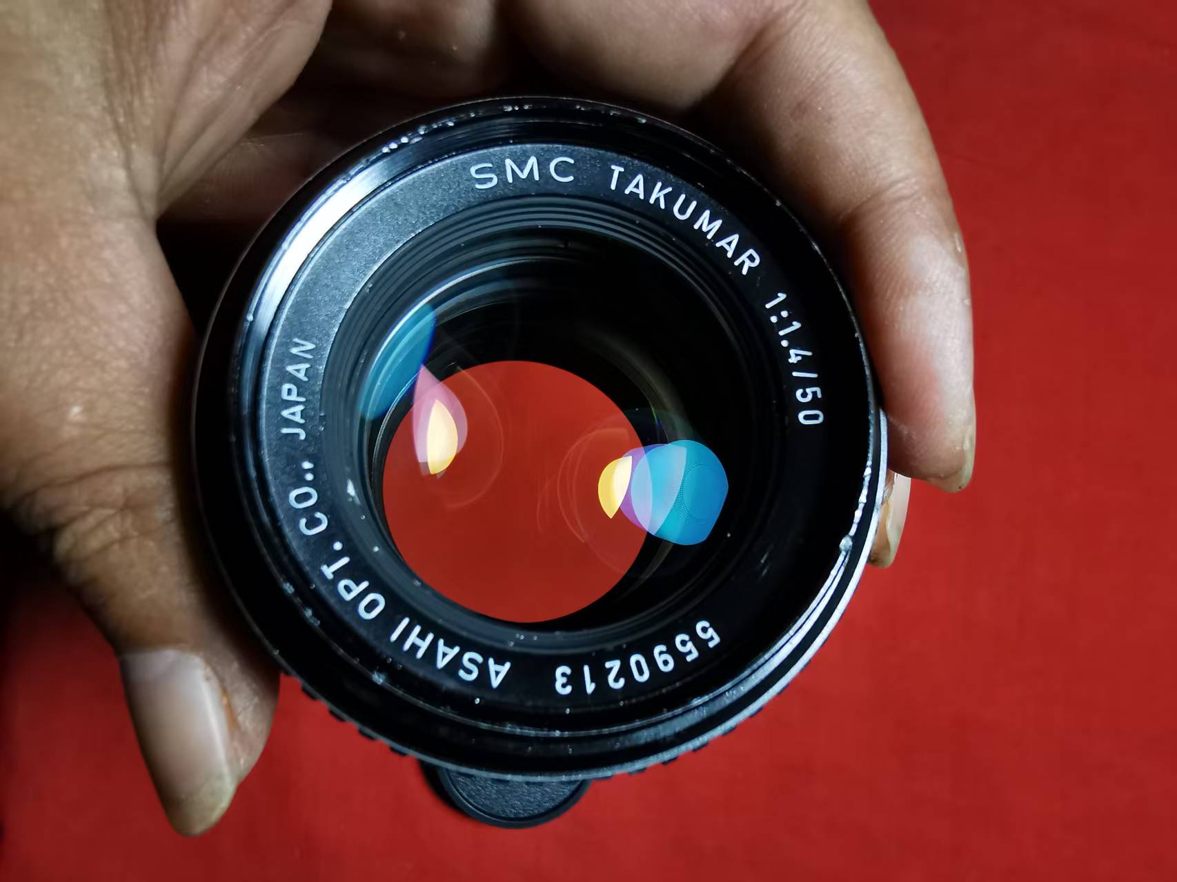 [Product=Lens][Brand=Pentax][Model=SMC TAKUMAR 50mm F1.4][FocalLength=50][MaxAPT=1.4][Mount=M42][SN=5590213][Frame=135][Date=20250425][MD5=d218908e7632a73b4ced6425dd84431f].jpg