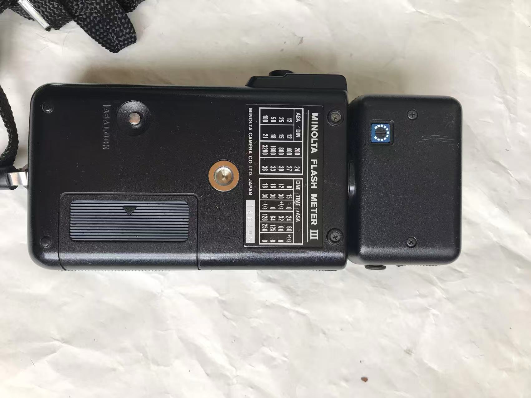 [Product=LightMeter][Brand=Minolta][Model=FLASH METER III][SN=140189][Measure=Incident][Display=Digital][Date=20250528][MD5=9118ea70250c4caecccc1d40b0c93fdf].jpg