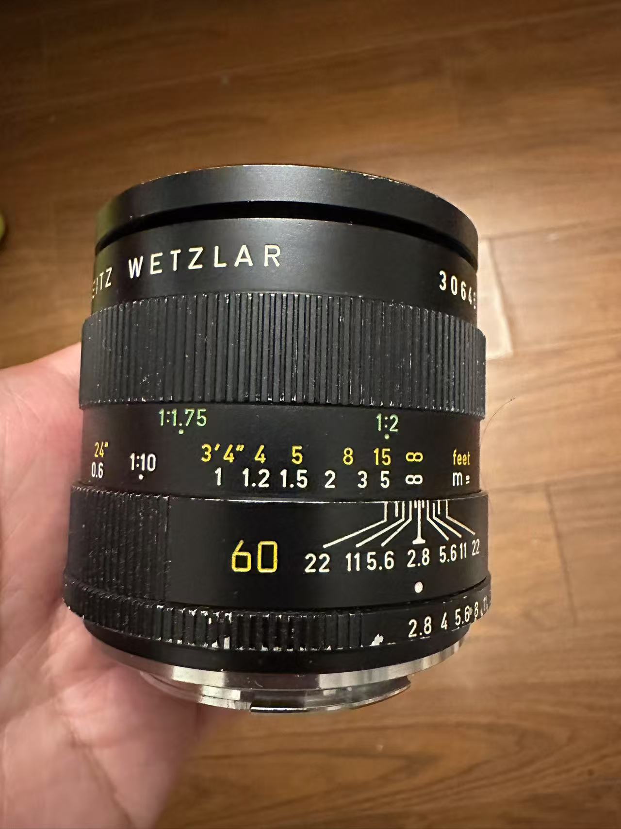 [Product=Lens][Brand=LEITZ WETZLAR][Model=MACRO ELMARIT-R 60mm F2.8][FocalLength=60][MaxAPT=2.8][SN=3064632][Frame=135][Date=20250627][MD5=7eed1ce2a505c9052ee017f8077be6ef].jpg