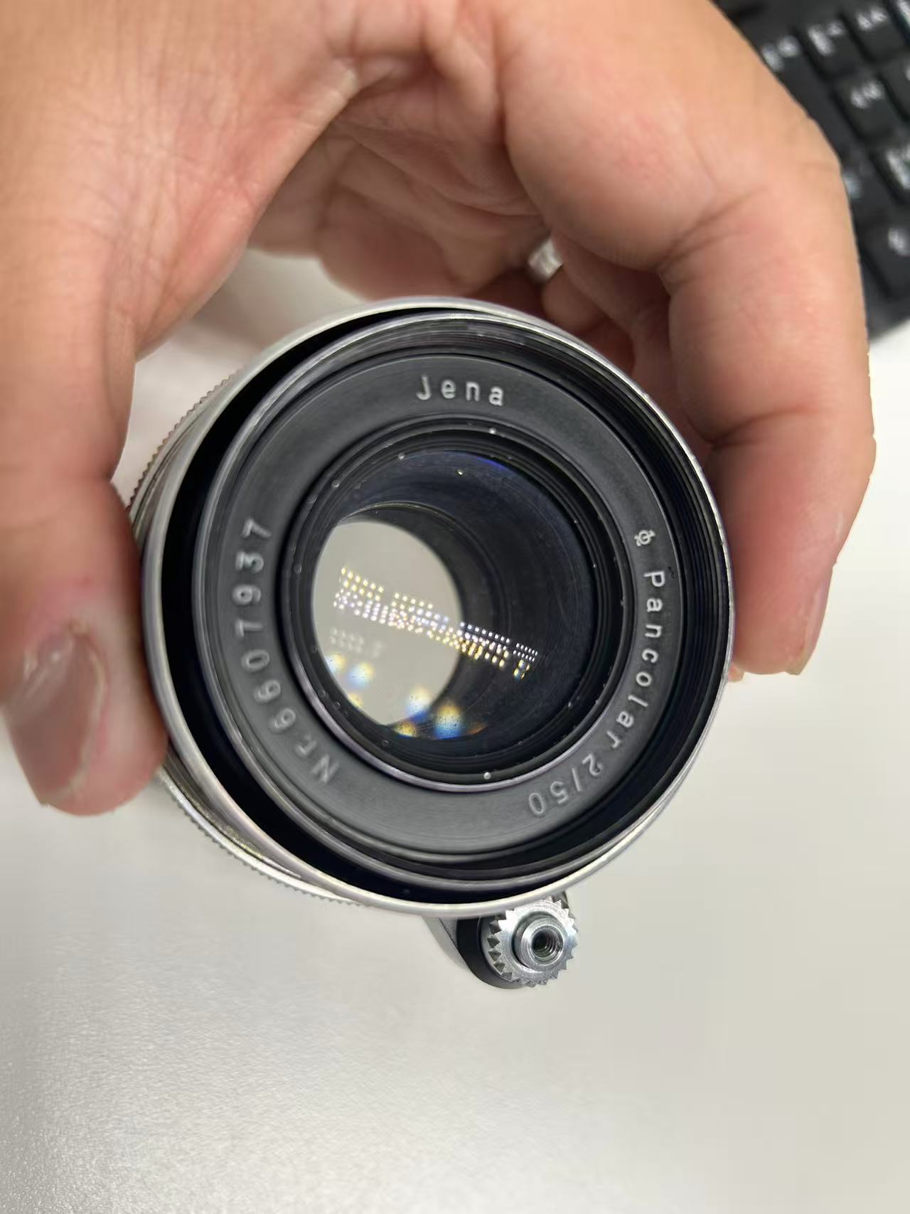 [Product=Lens][Brand=Carl Zeiss Jena][Model=Pancolar 50mm F2][FocalLength=50][MaxAPT=2][SN=6607937][Date=20250903][MD5=1c068e215d6dd89c0b24284e33834377].jpg