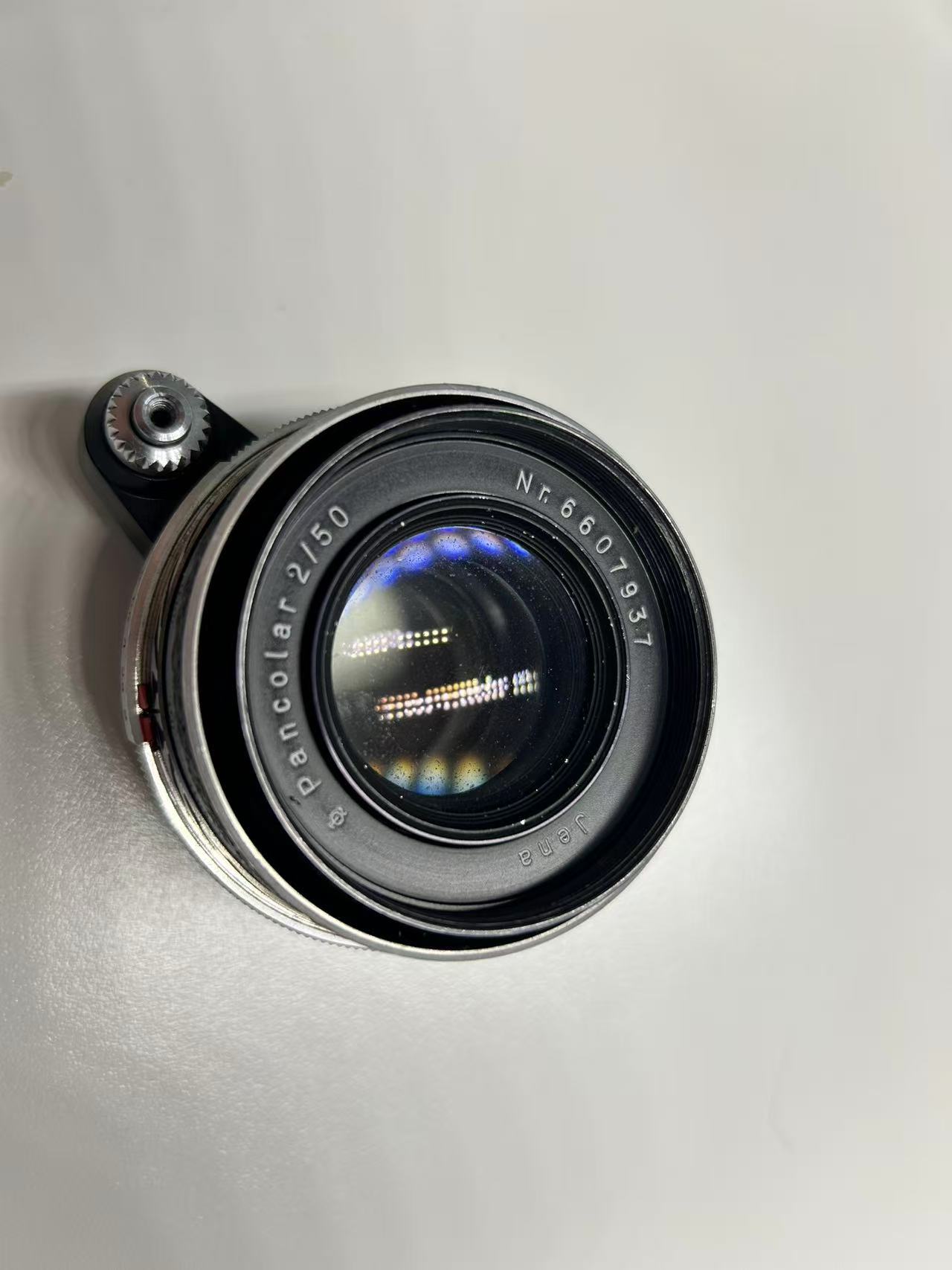 [Product=Lens][Brand=Carl Zeiss Jena][Model=Pancolar 50mm F2][FocalLength=50][MaxAPT=2][SN=6607937][Date=20250903][MD5=7c28e8bd23e134bff701577b6752a2b2].jpg