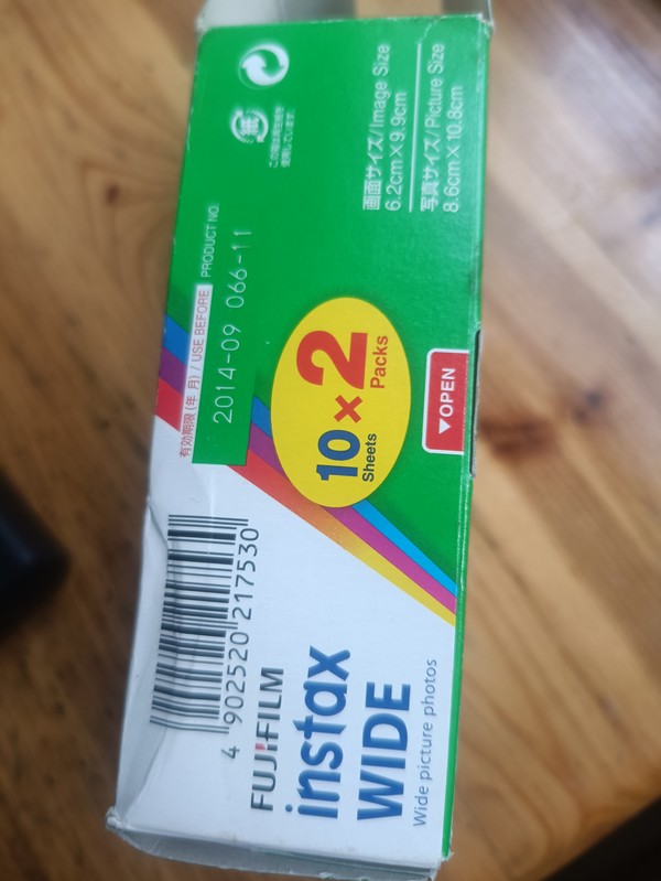 [Product=Film][Brand=FUJIFILM][Model=instax WIDE][Frame=6.2cmx9.9cm][ShotQTY=20][ExpDate=201409][Date=20250903][MD5=3c27bfb2d87239999439f81e03d6015c].jpg