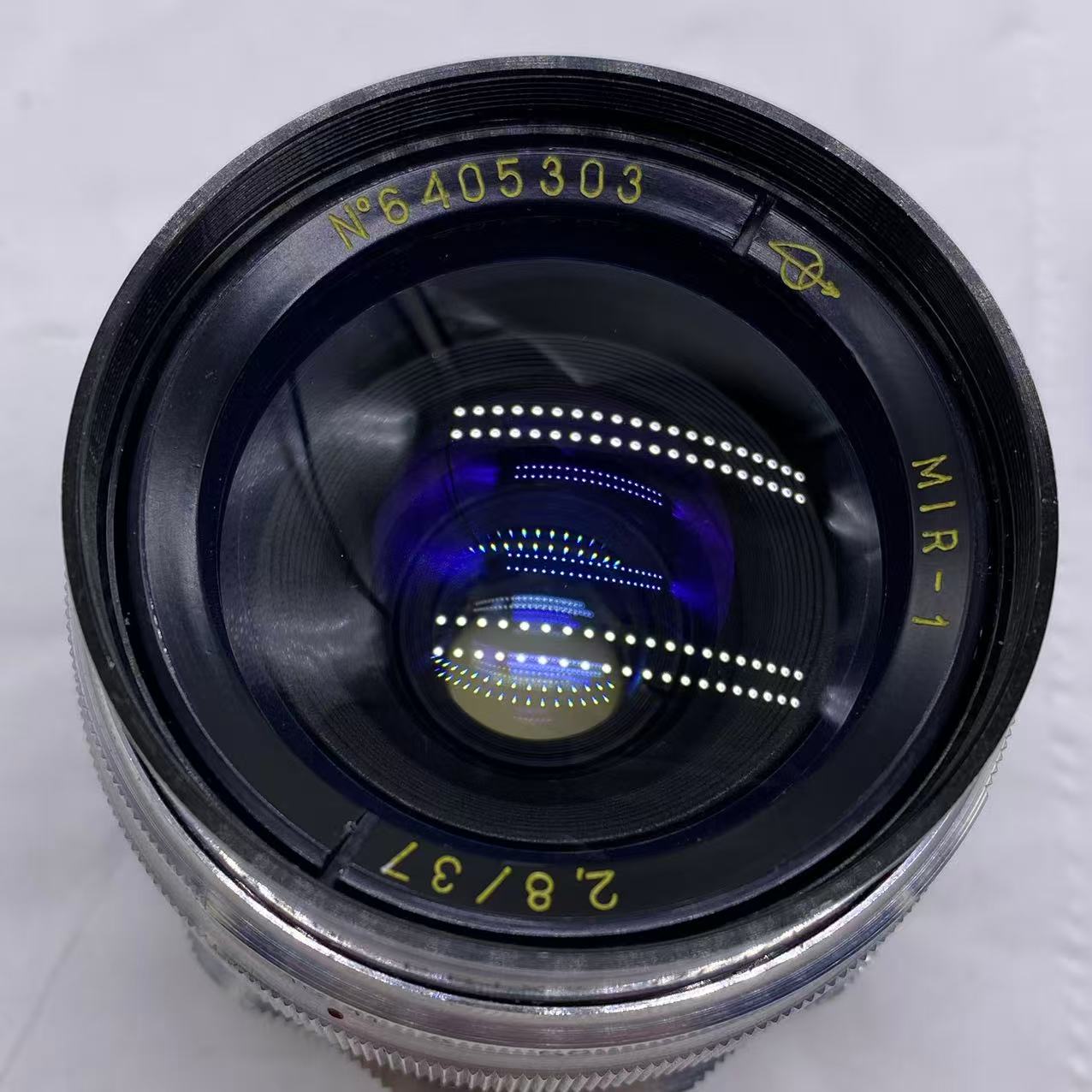 [Product=Lens][Brand=KMZ][Model=MIR-1][FocalLength=37][MaxAPT=2.8][Mount=M42][SN=405303][Frame=135][Date=20260831][MD5=4b8237c75195701d3b6ab8c1c32abd50].jpg