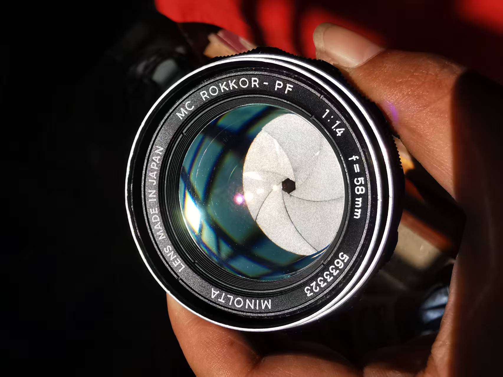 [Product=Lens][Brand=Minolta][Model=MC ROKKOR-PF 58mm F1.4][FocalLength=58][MaxAPT=1.4][SN=5633323][Frame=135][Date=20250809][MD5=0eda3a73725511df6924f98028df9f42].jpg