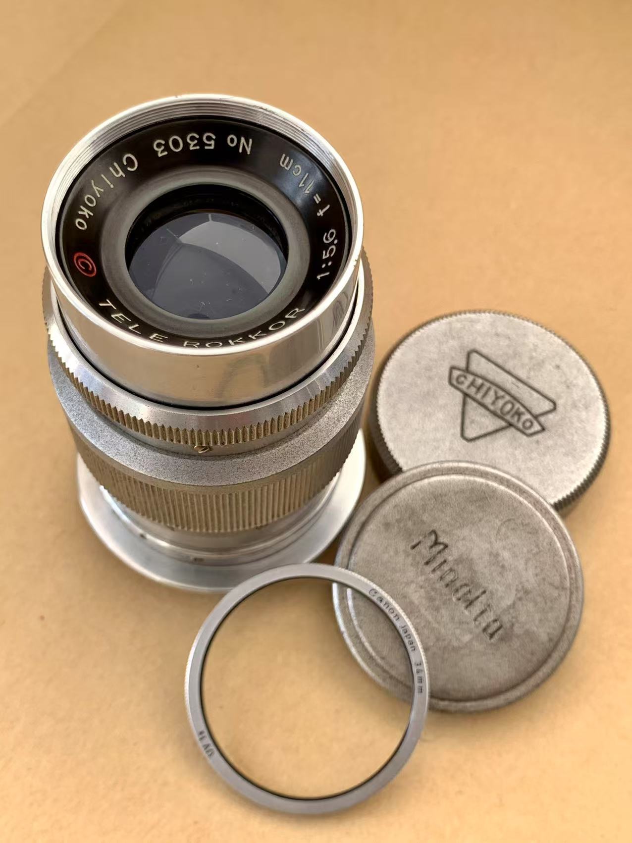[Product=Lens][Brand=Chiyoko][Model=TELE ROKKOR 110mm F5.6][FocalLength=110][MaxAPT=5.6][Mount=L39][SN=5303][Date=20250209][MD5=9c5b2dd3c21eac019ed7a7d55571361e].jpg