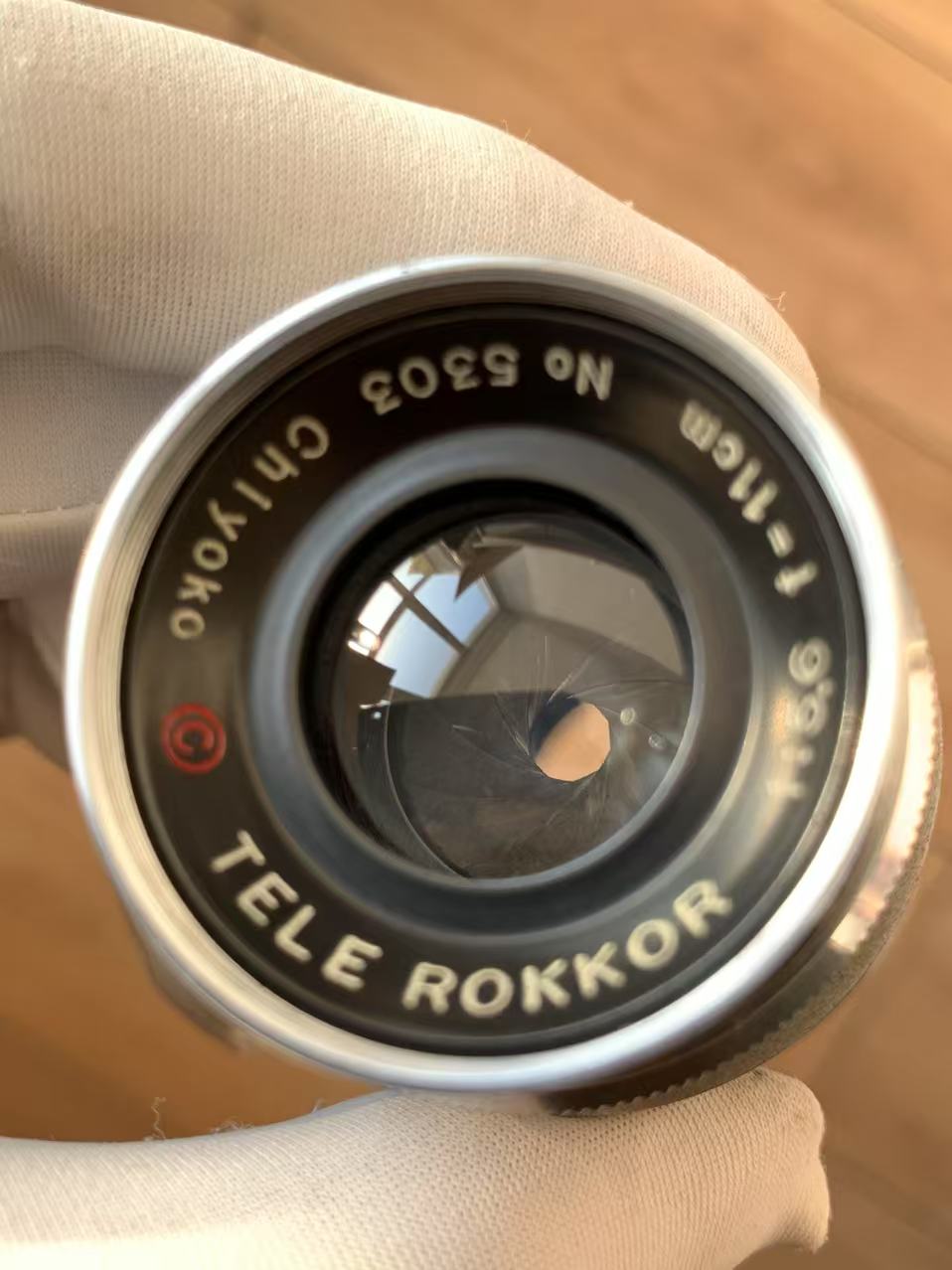 [Product=Lens][Brand=Chiyoko][Model=TELE ROKKOR 110mm F5.6][FocalLength=110][MaxAPT=5.6][Mount=L39][SN=5303][Date=20250209][MD5=69694a8fab6d61e912970993e3fa3859].jpg