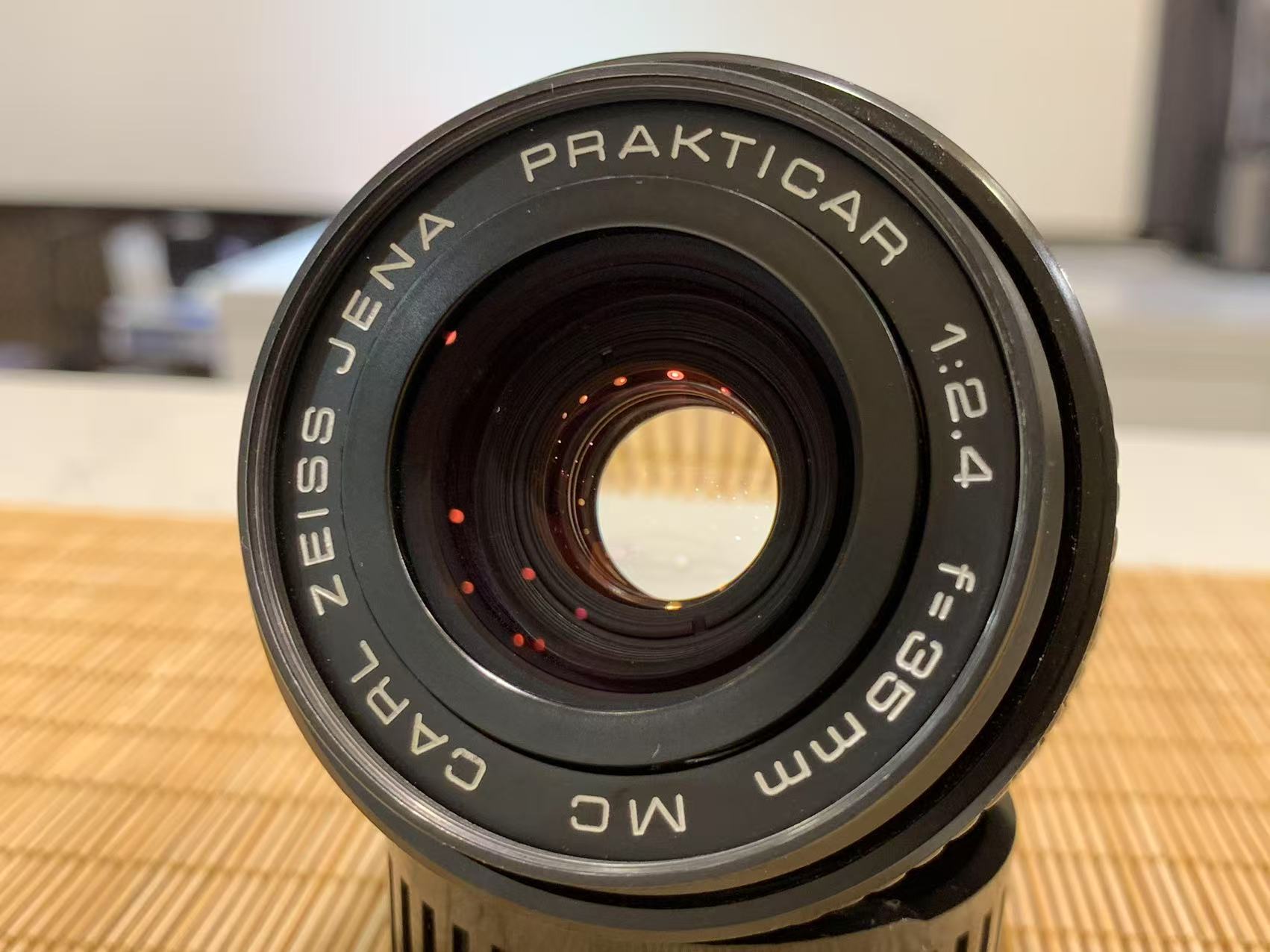 [Product=Lens ][Brand=Carl Zeiss Jena][Model=PRAKTICAR 35mm F2.4 MC][FocalLength=35][MaxAPT=2.4][Mount=PB][SN=3439][Frame=135][Date=20250227][MD5=cd74f282d3fc09550a91d71515a99878].jpg